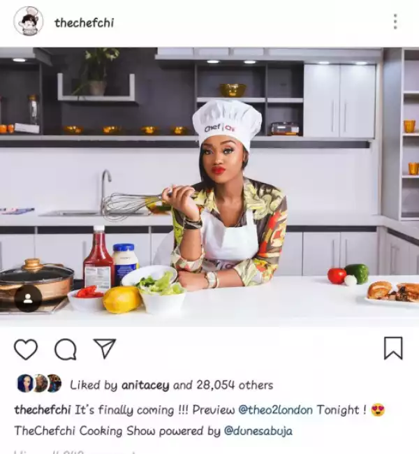 Chioma Debuts The Chef Chi Cooking Show